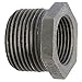 Anvil 2139 Forged Steel High Pressure Pipe Fitting, Class 6000, Hex Head Bushing, 1-1/2" NPT Male x 1-1/4" NPT Female