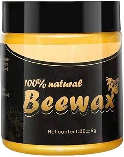 Wood Seasoning Beewax – Multipurpose Beeswax Polish for Furniture & Wooden Floors | Natural Wood Care & Restoration, Enhances Shine & Protects Surfaces