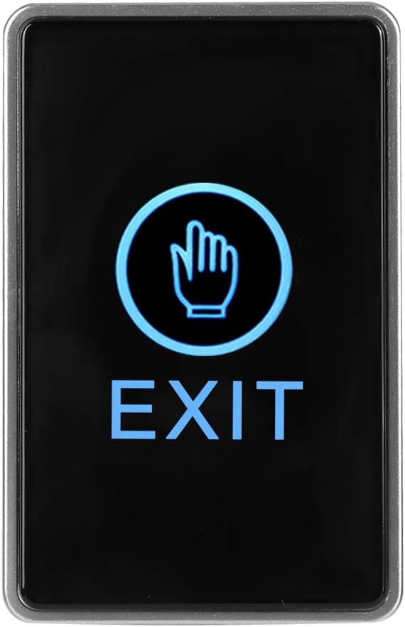 Touch Sensor Door Exit Release Button Switch LED Light,Touch Sensor Pannel for for Access Control System, Entrance and Exit Switch.