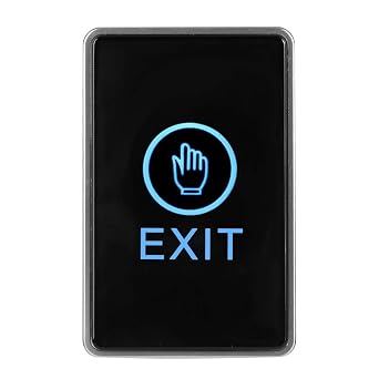 Touch Sensor Door Exit Release Button Switch LED Light,Touch Sensor Pannel for for Access Control System, Entrance and Exit Switch.
