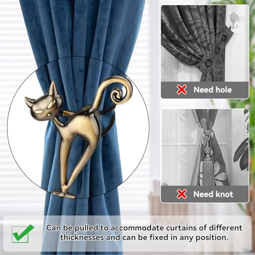 2PCS Magnetic Curtain Tiebacks Clips - Image 3
