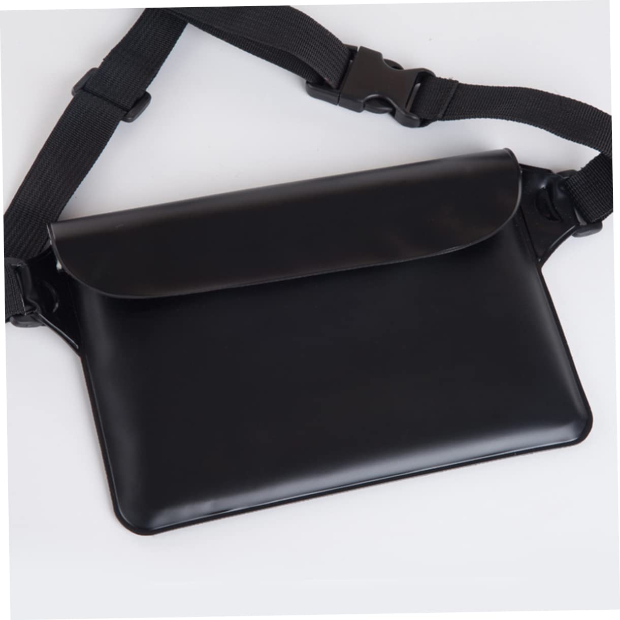 TOVINANNA Dry Bag PVC Multifunctional Bucket Bag for Outdoor Camping Swimming Rafting with Strap Includes Phone Pouch Black