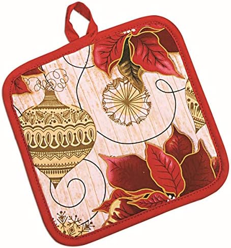 Forum Novelties Poinsettia Pot Holder, Multi-Color image 2