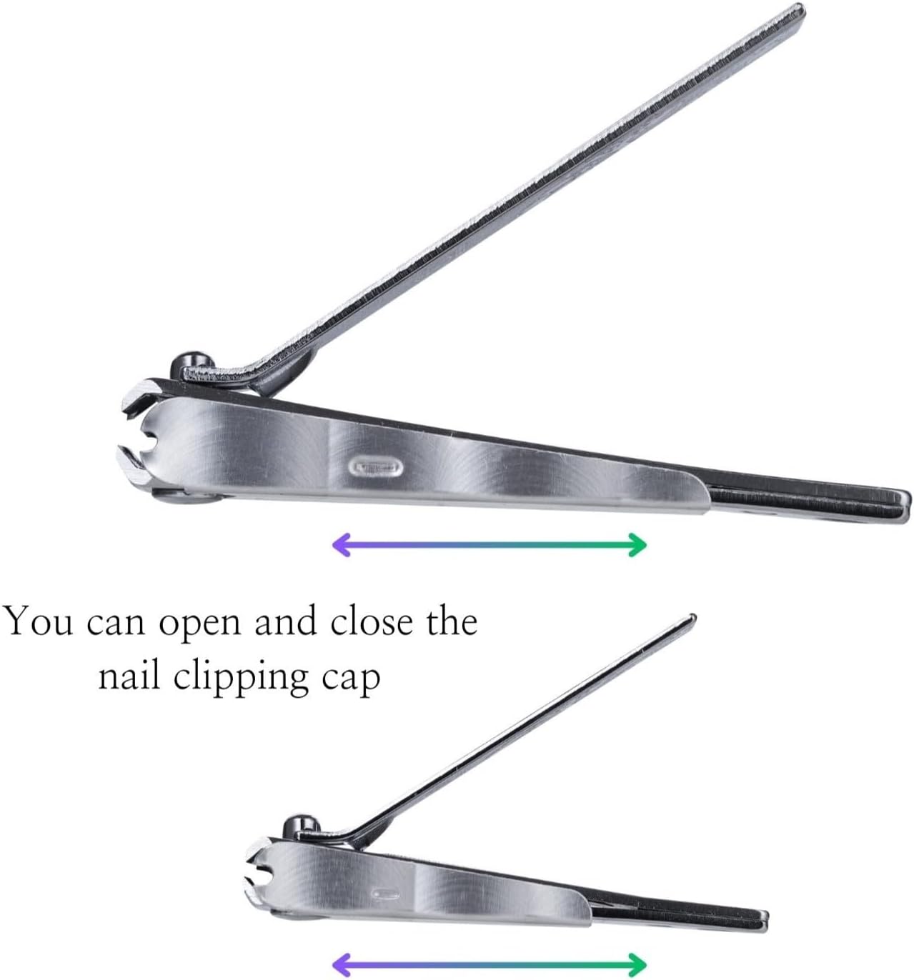 Korean High Class Nail Clippers Set, Fingernail Clipper and Toenail Clipper Cutters, Sharp Stainless Steel