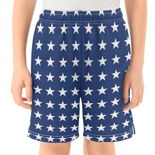 Aflyko 4th of July Boys Casual Shorts Summer Daily Outfit with Pockets2