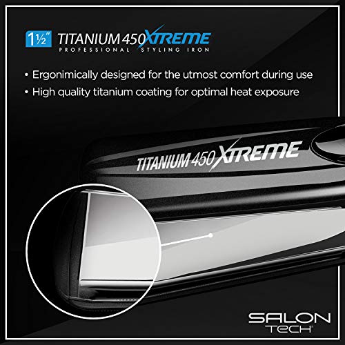 Plancha de Pelo Titanium 1.5 Inch Salon Tech miniatura 3
