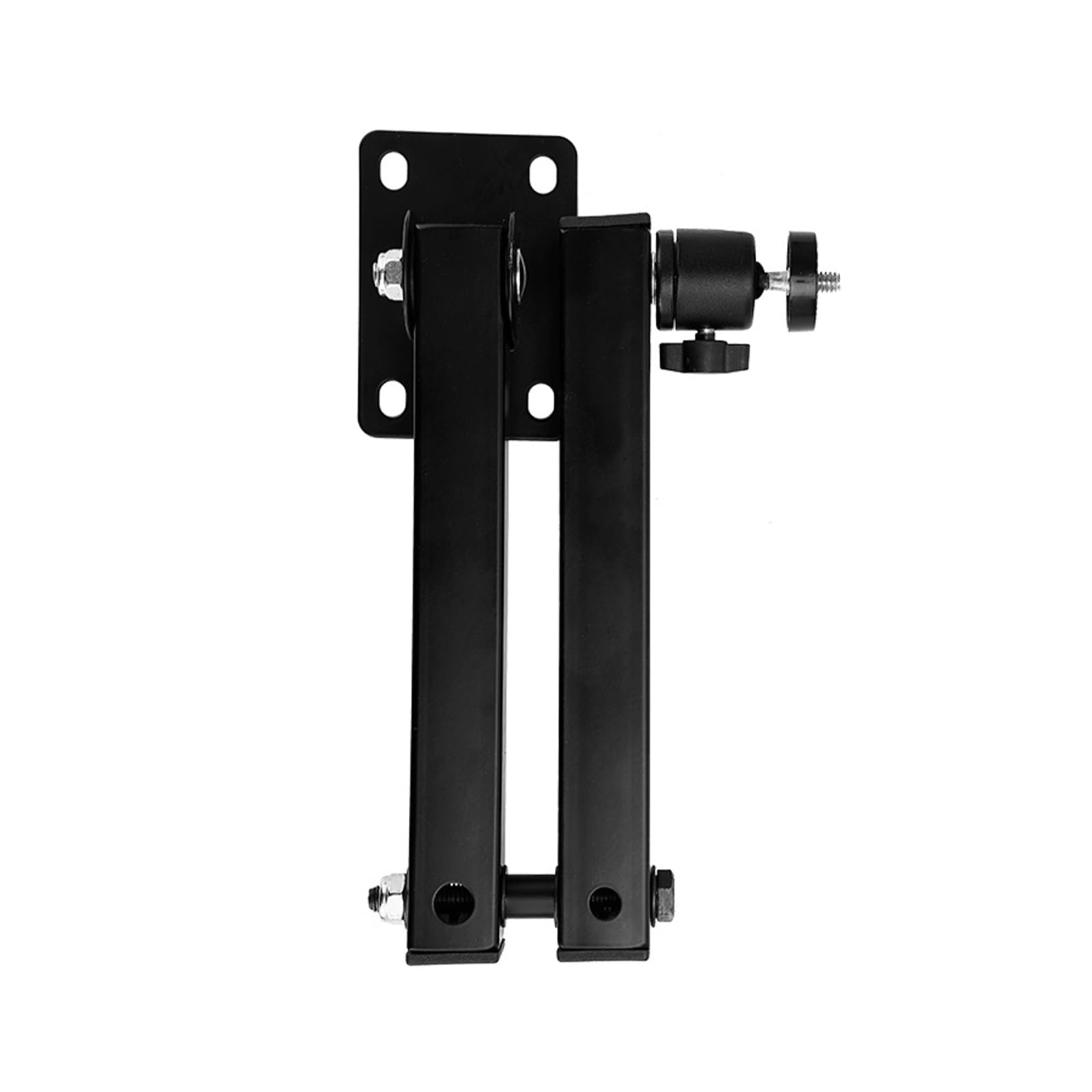 Support mural pliable en métal 1/4 double axe pour home cinéma compact - 8