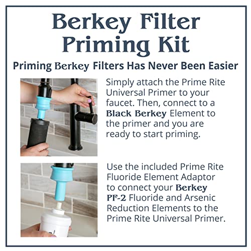 Berkey Filter Priming Kit Components