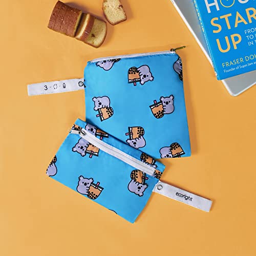 EcoRight Reusable Sandwich & Snack Bags - 100% Recycled (2 Pack) - Image 3