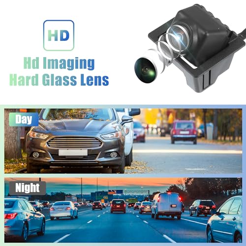 Image of X AUTOHAUX Car Rear View Camera Car Rear View Backup Camera No.22913698 /95407397 for GMC Terrain 2010-2017 Black