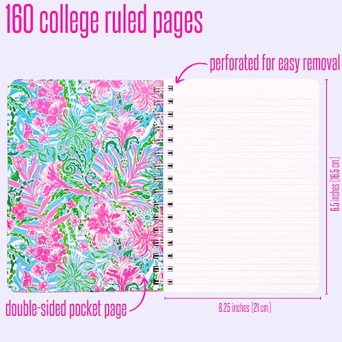 Carnet à spirales Lilly Pulitzer 21x16,5 cm à couverture rigide - 2