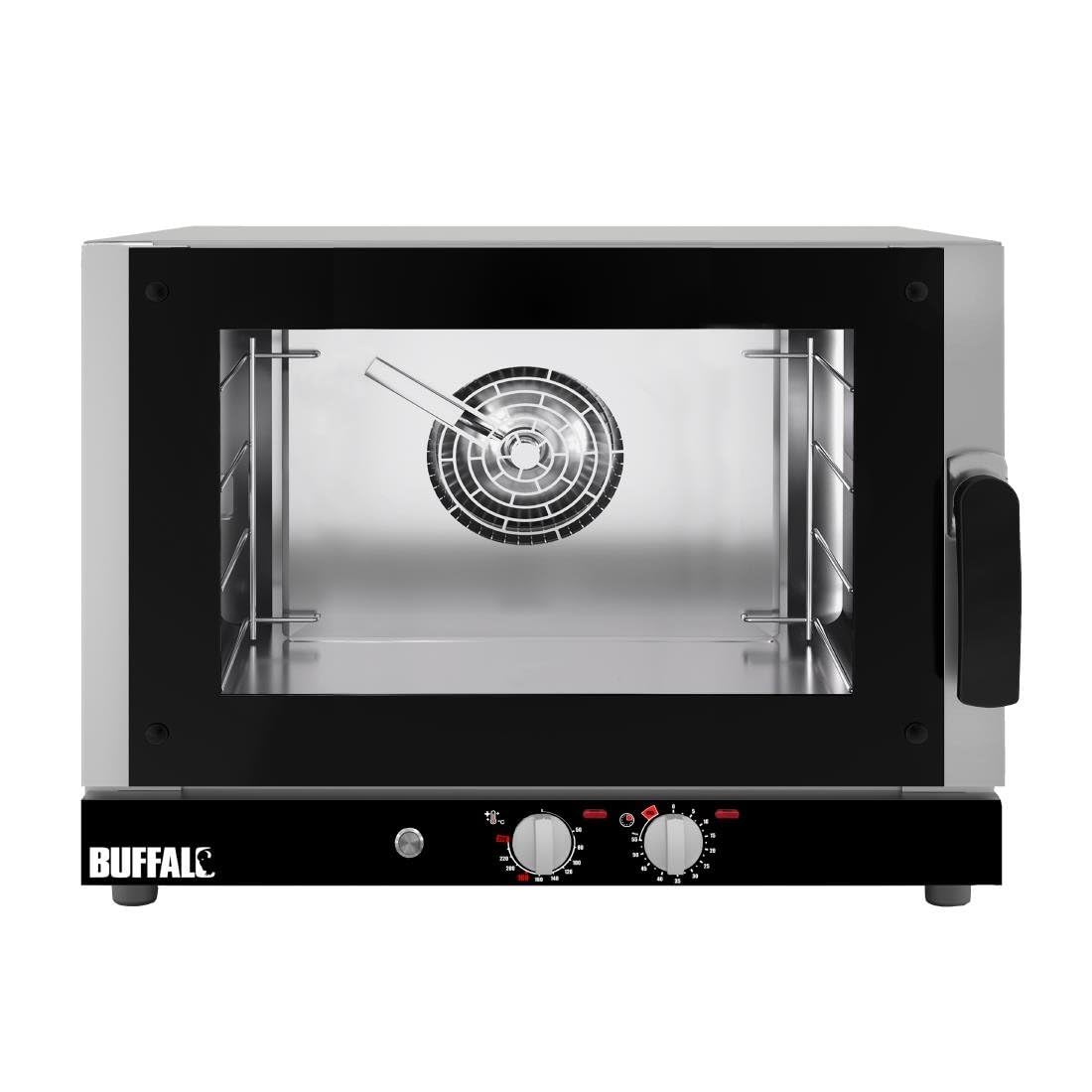 Buffalo Silver Convection Oven With Humidity 4X Gn 1/1 Three Phase