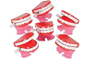 The Dreidel Company Wind Up Teeth Chomping & Chattering Teeth Toys -...