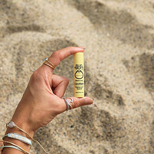 Image of Sun Bum Banana Cream Cocobalm | Hydrating Lip Balm with Aloe | Hypoallergenic, Paraben Free, Silicone Free,| 0.15oz Stick (Pack of 2)