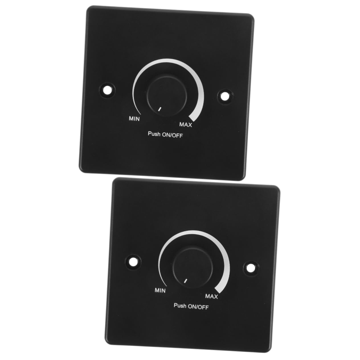 PRETYZOOM 2 Piezas interruptor de luz rv oscuro regulador de intensidad condujo interruptor inalambrico ordenador personal Negro