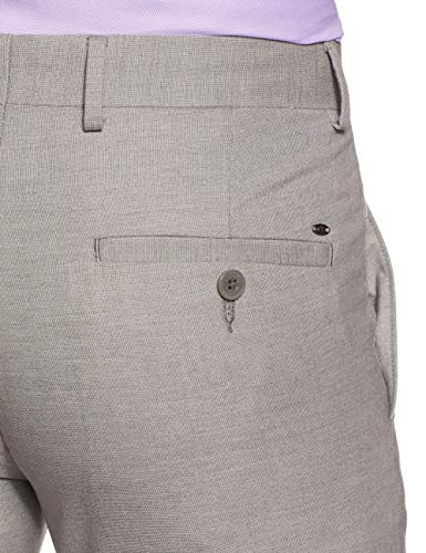 Image of Van Heusen Men Tailored Fit Polyester, Rayon Formal Trousers
