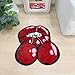 LAKEA Cherry Red Lips Creative Pattern Rug Cloakroom Game Room Housewarming Gift Handmade Non-Slip Unique Decorative Carpet Floor Pad