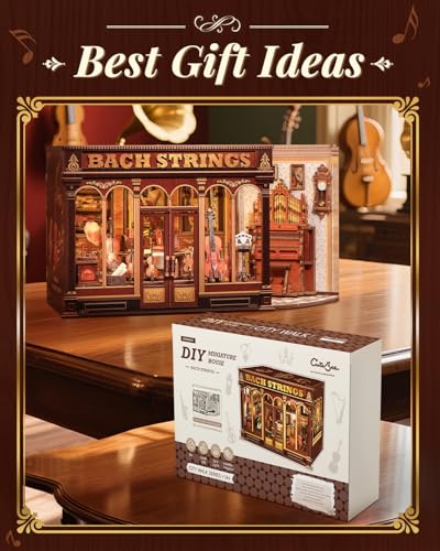 Book Nook Kit for Adults, DIY Miniature Dollhouse Kit (Bach Strings) - image 6