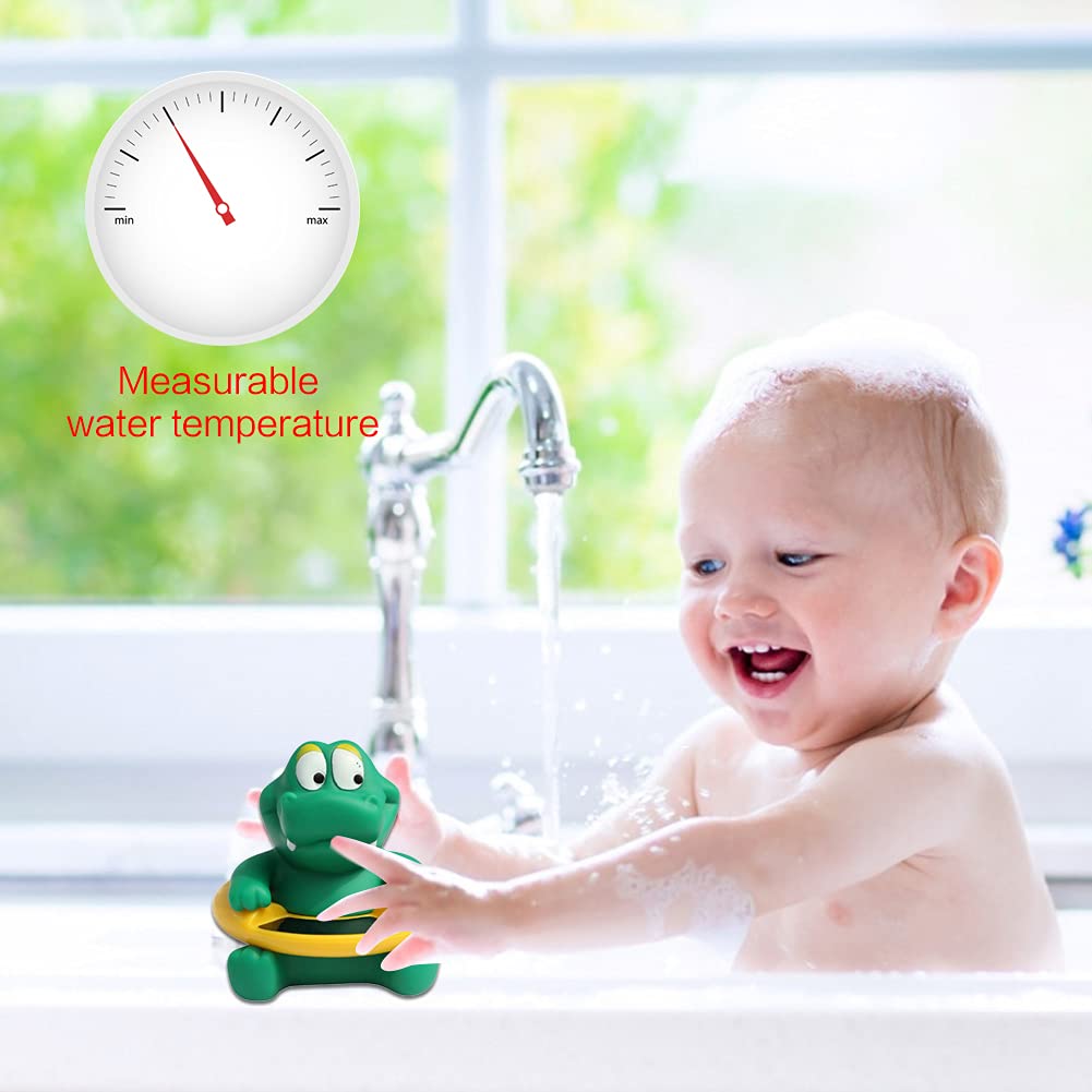 Thermomètre De Bain Bébé Baleine – LED Numérique Précis, Étanche, Alarme 39°C – Design Mignon