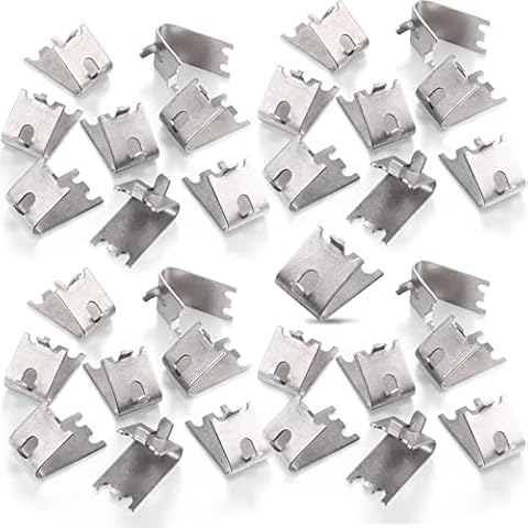 Hotop 920158 Refrigerator Shelf Clips Freezer Shelf Clip Cooler Shelf Support Commercial Shelf Clip for Fridge(32 Pieces) Cover