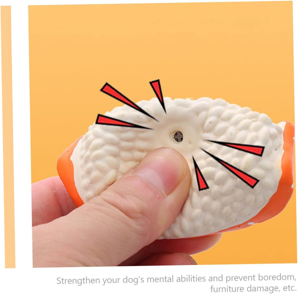 balacoo 15pcs Sushi Shaped Chewing Toy for Dogs Interactive Puppy Playthings Molar Toys for Health Fun Pet Supplies for Chewing and Play
