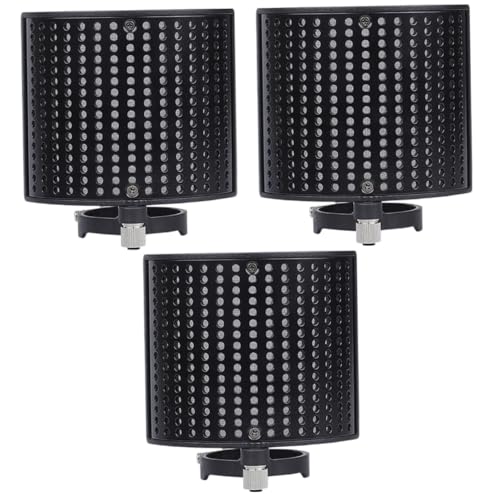 Absorbeur d'isolation pour microphone de studio pare-brise anti-bruit et suspension en métal