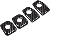 Vista 9 de YIWANG Adhesivo de fibra de carbono para puerta de coche, 4 unidades, para BMW X5 F15 2014 2015 2016 2017 2018, para BMW X6 F16 2015 2016 2017 2018