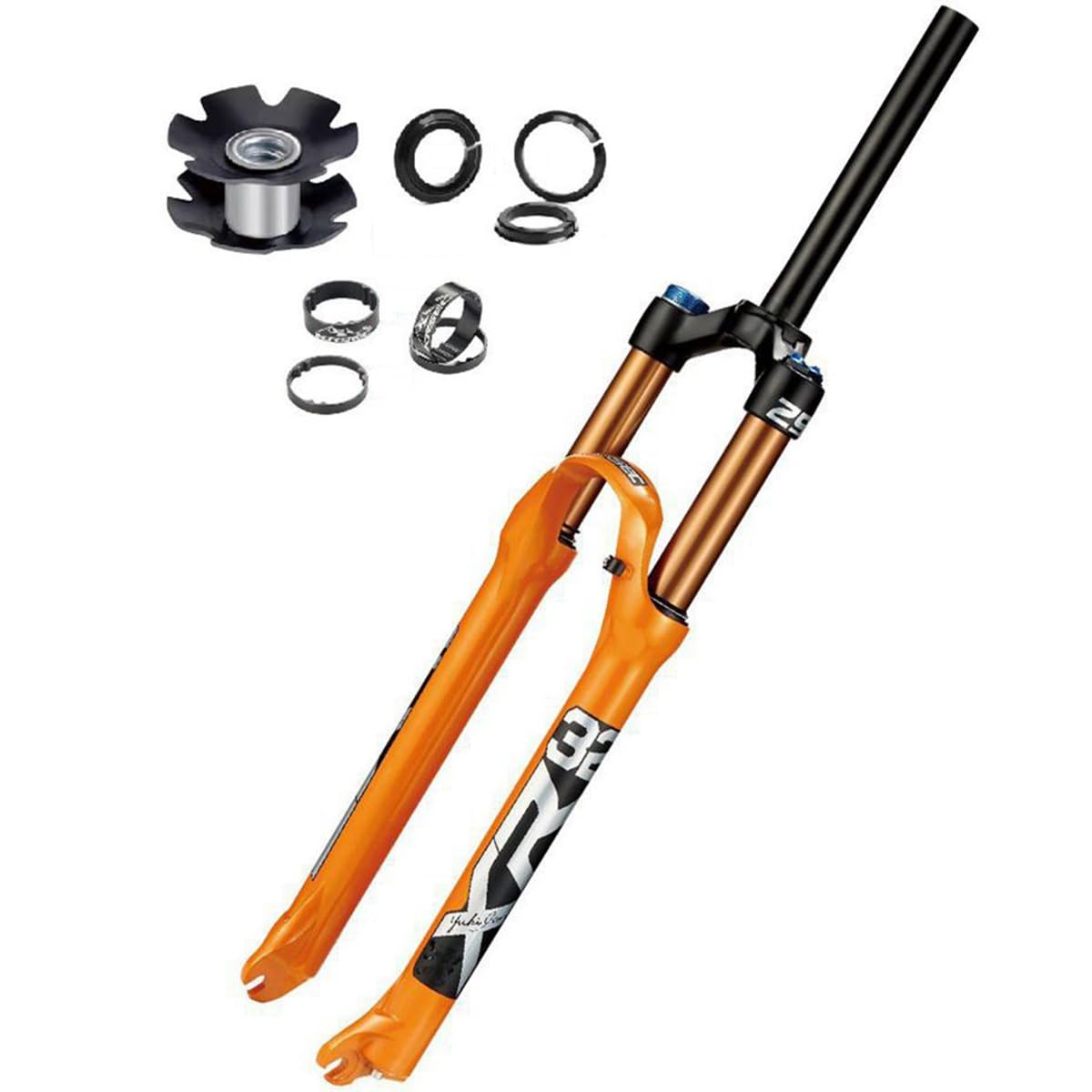 26/27.5インチ 超軽量1.6ＫＧ　マウンテンバイク　フロントフォーク Amazon.co.jp: マウンテンバイク用サスペンションフォーク 26 27.5 29
