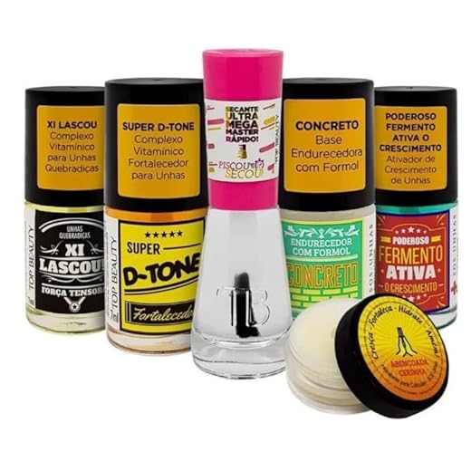 Outras Kit 6 Unidades - Fortalecedor Sos Unhas + Secante Top Beauty