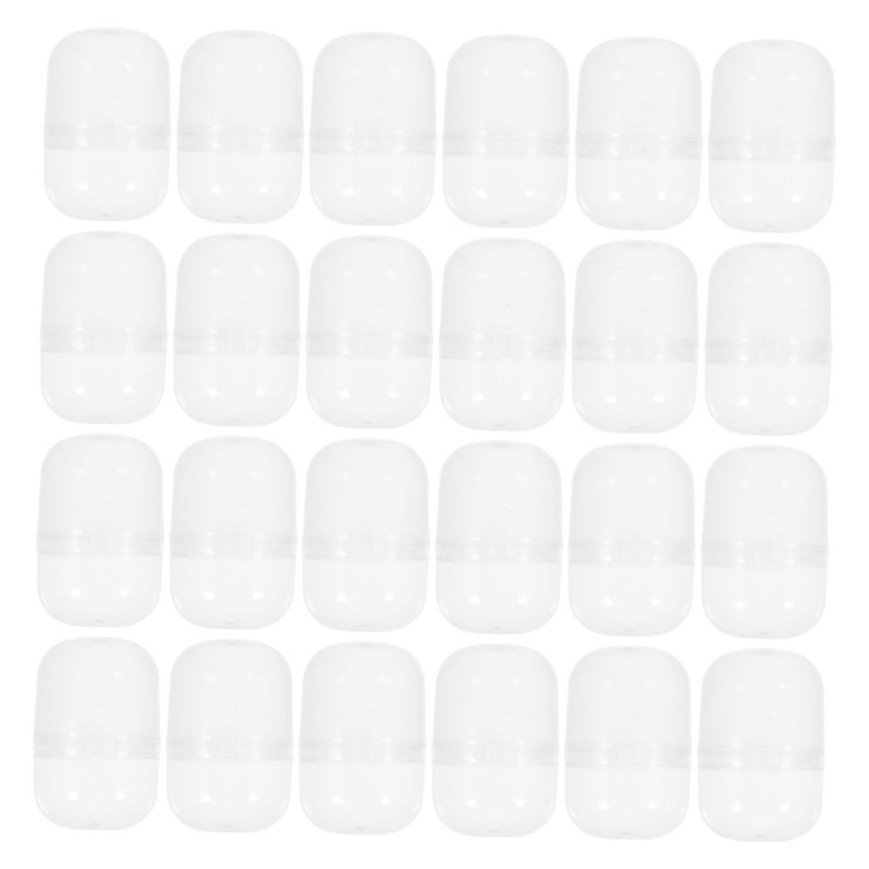 KICHOUSE Entertainment Fillable Capsules Balls 100pcs Plastic Empty Balls for Vending Game Props Decorations
