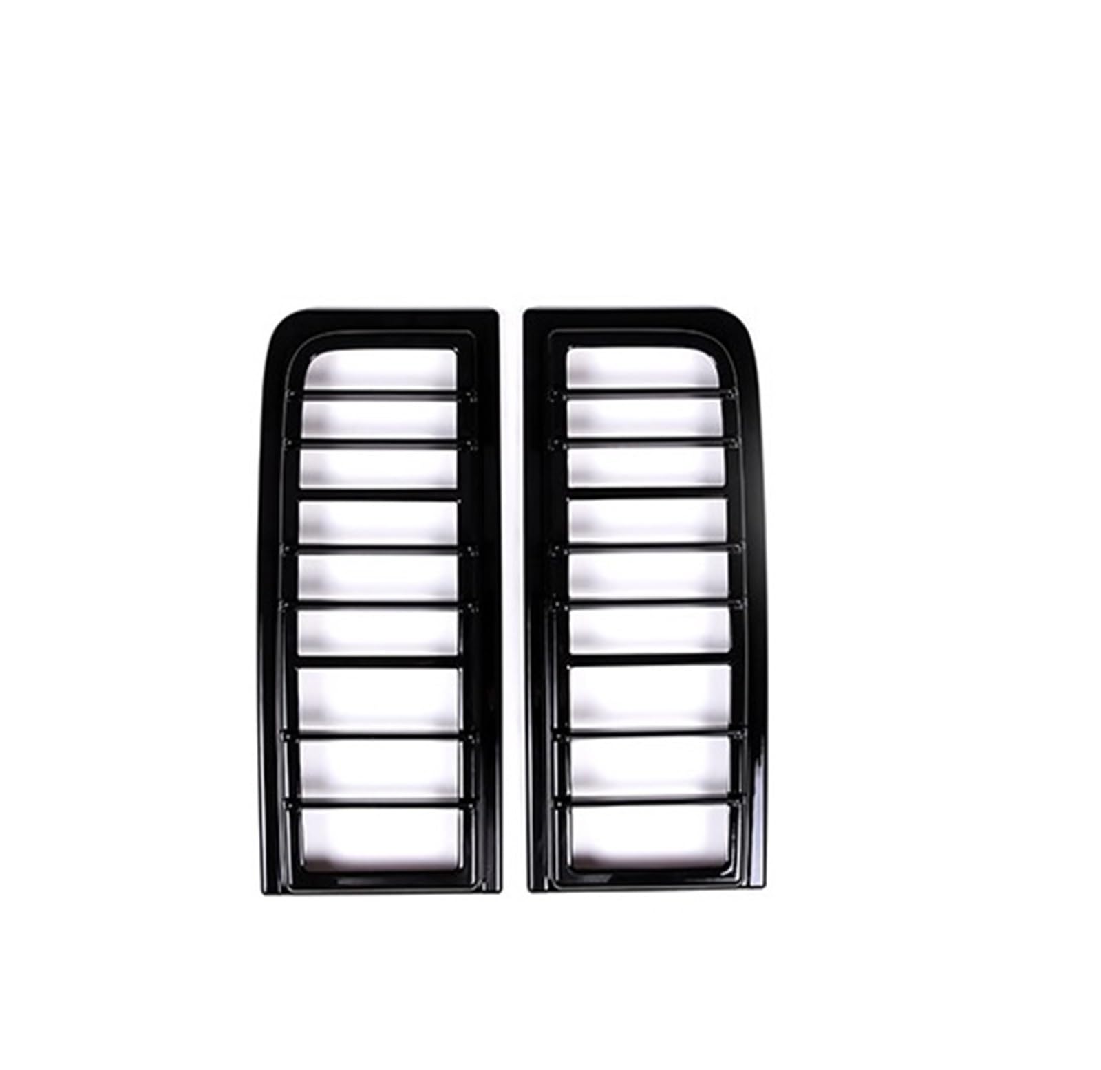 Car Interior Trim For Hummer H2 03-09 ABS Car Rear Bumper Tail Light Cover Trim Back Lamp Protection Frame Accessories Trim Strip(Style B Black)