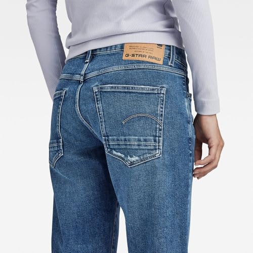G-STAR Damen Kate Boyfriend Jeans, Blau (Antique Faded Orinoco Blue Destroyed D15264-c052-g120), 26W / 32L – Ansicht 4