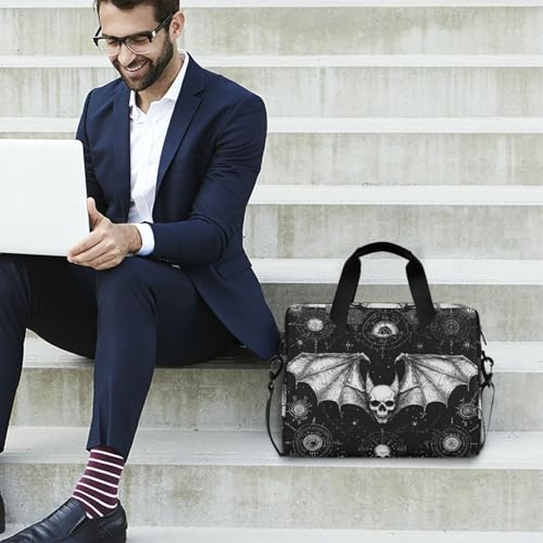 Bolsa para laptop cruzada portátil 15.6 pulgadas negra miniatura 3