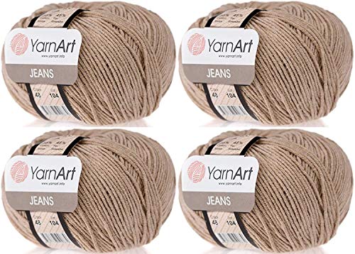 Image of YarnArt Cotton Blend Amigurumi Yarn - Cotton Acrylic Blend Yarn for Knitting & Crochet, Soft & Durable Yarn for Amigurumi, Baby Items and Garments