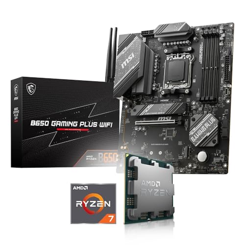 Memory PC Kit d'évolution PC Ryzen 7 7800X3D 8X 4.2 GHz, MSI B650 Gaming Plus WiFi, be Quiet! Dark Rock 5, Entièrement assemblé et testé.