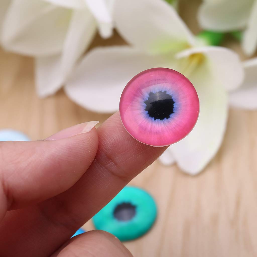 20 Yeux En Verre Pour Poupées Et Peluches - 8mm, 12mm, 18mm - Artisanat Et Customisation