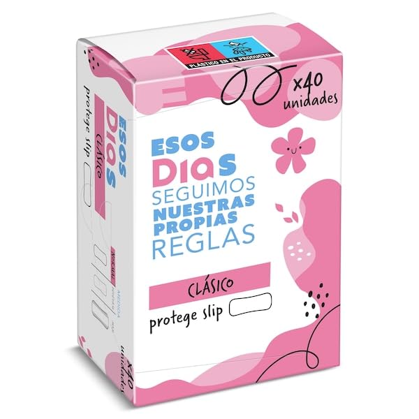 Dia Esos Dias Protege Slips Clásico, 40 Uds