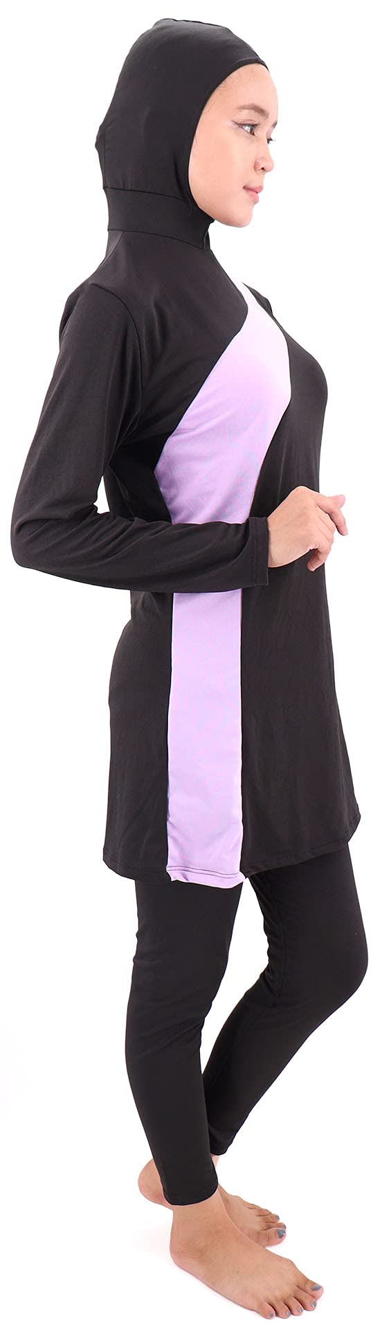 Burkini Costume da Bagno con Velo