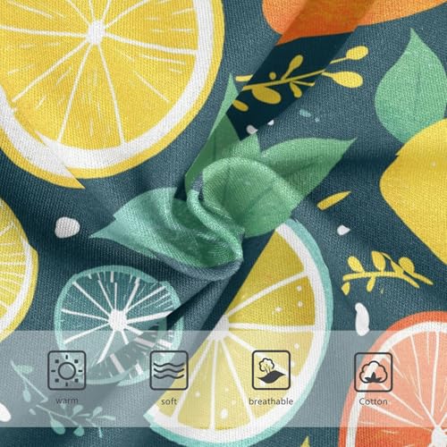 Wusikd Lemons Girls' Underwear Cotton Oranges Limes Girls Briefs Soft Toddler Underwear 2T3