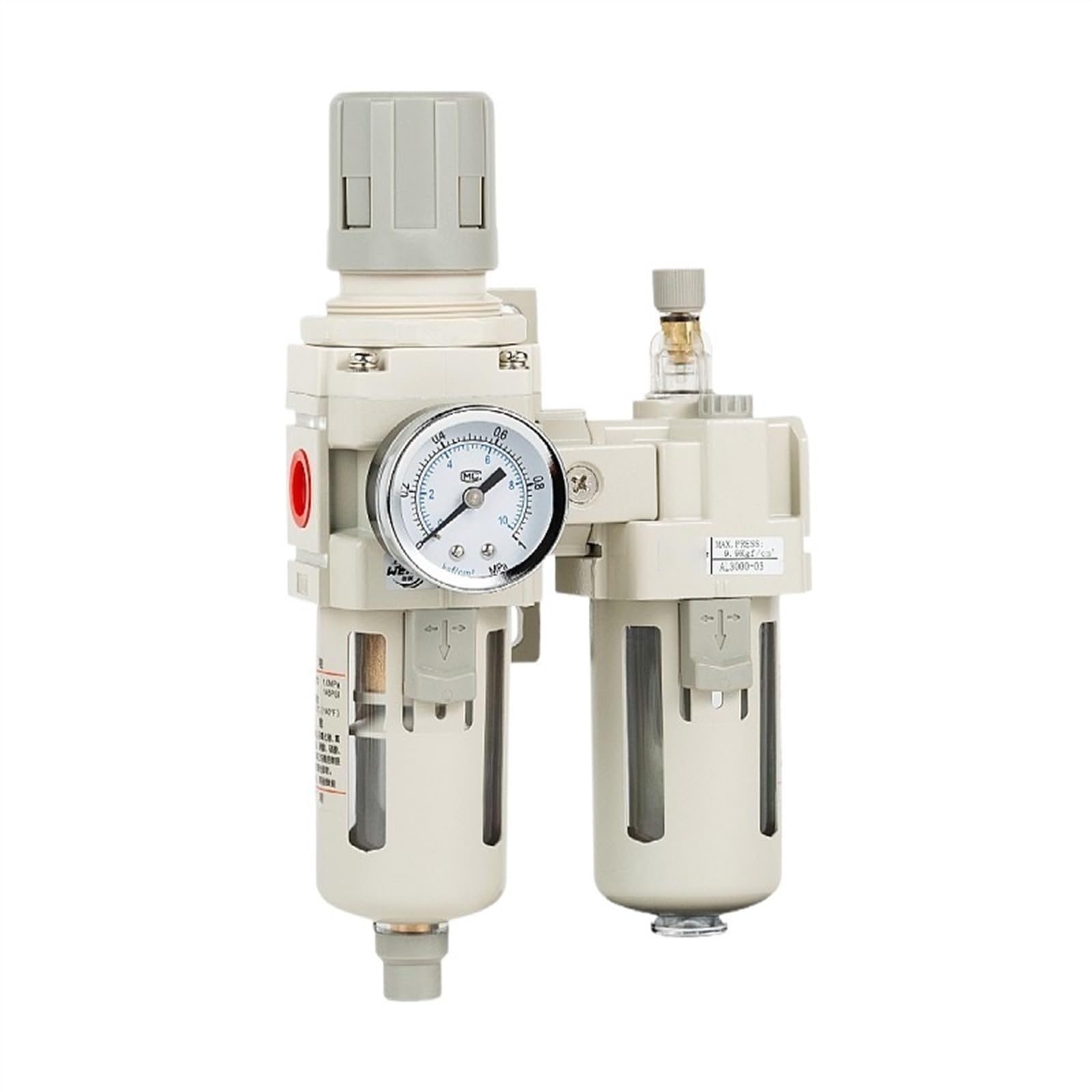 AYNRJKKX AC2010-02 AC3010-03 AC4010-04 Pneumatic Pressure Regulator Oil Water Separator Manual Drainage Compressor Air Filter(AC3010-03)