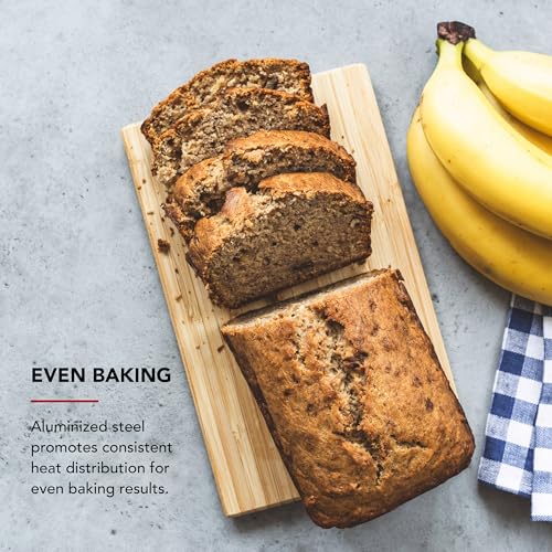 KitchenAid Nonstick Swiss Engineered Aluminized Steel Loaf Pan, Dishwasher Safe, 9 x 5 Inch, Evergreen - image 6