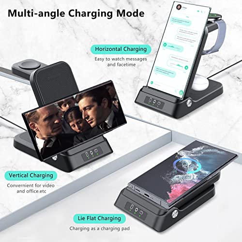 Compare Foldable Wireless Charging Station for Samsung, 3 in 1 Fast