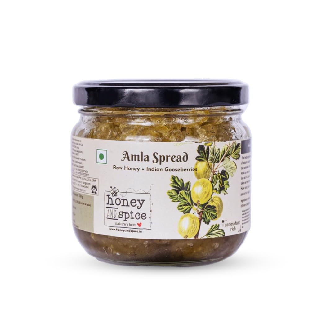 Honey and Spice Amla Spread (350g) | Loaded with Vitamin C, Healthy Combination of Gooseberries and Raw Honey | Good for health | Helps to boost immunity | Highly Nutritious and Delicious | No added preservatives (B0B6F9JH38) Amazon Price History, Amazon Price Tracker