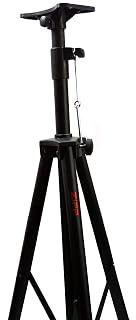 ZIPP Height Adjustable Tripod Portable Folding PA/DJ Tripod Speaker Stand | Pro Audio Heavy Duty Stands up to 72inch Tall (Pack of 1),Black,Free Size
