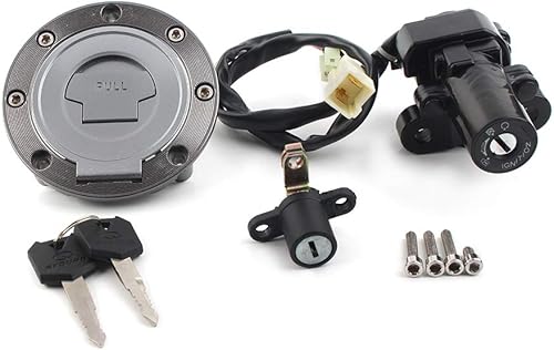 GZYF Juego de cerraduras y llaves para tanque de combustible de motocicleta para Yamaha MT-03 MT-09, YZF-R1 YZF-R6, FZ1 FZ6 FZ8 FZ10 FZ07 FZ09