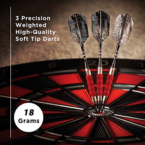 Viper Sure Grip Soft Tip Darts, Red, 18 Grams - Image 2