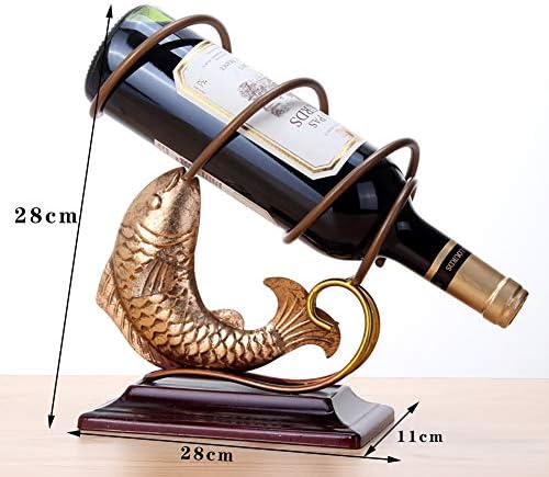 Wine Rack Desktop European Creative Variety Unique Metal Wine Bottle Rack Modern Simplicity Personality Home Accessories Decoration (Size : #4) (#7) image 4