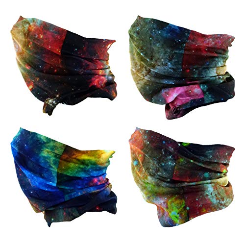 Image of Elastic Headwear Bandana Headband Half Face Mask Scarf Neck UV Sun Protection
