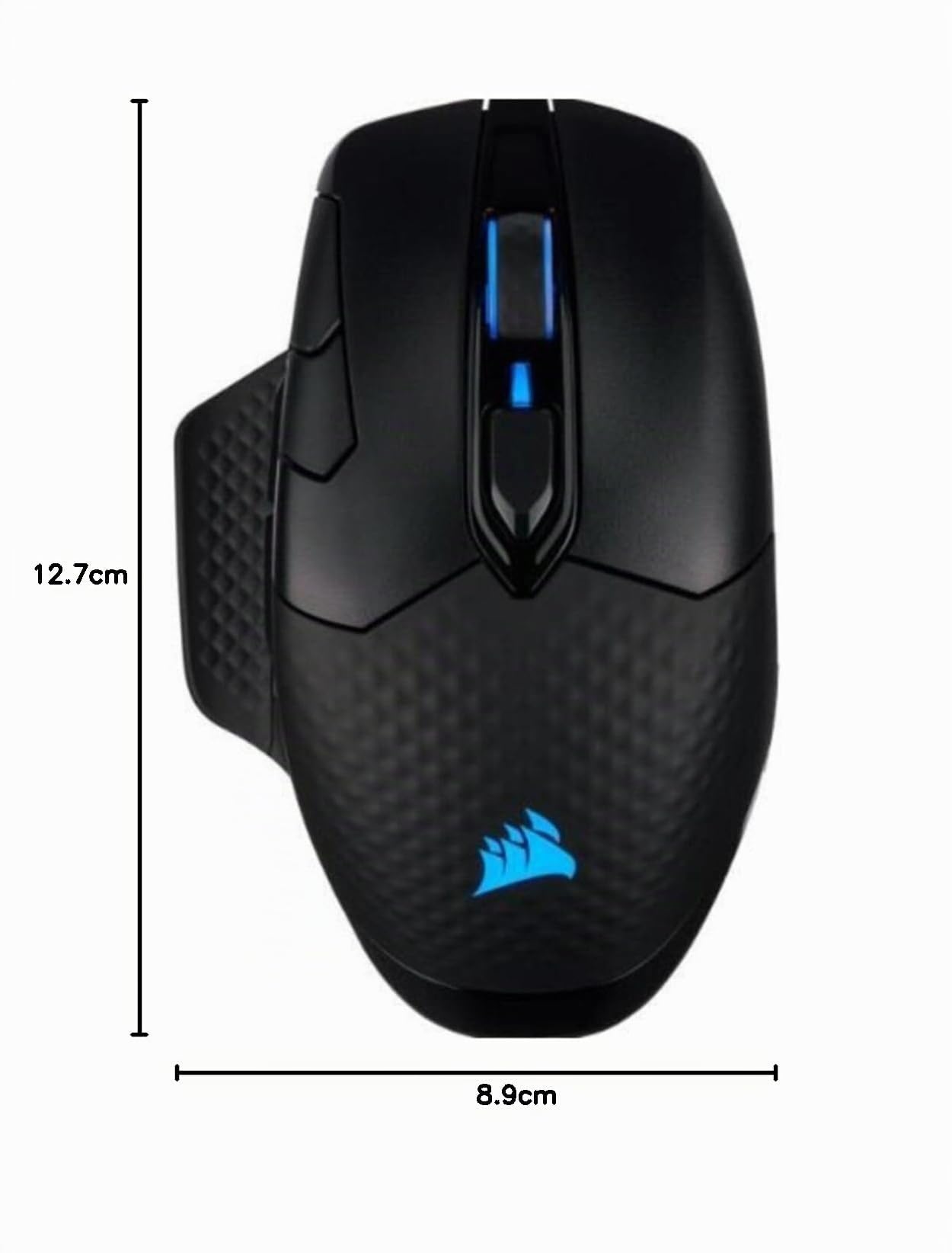 Corsair Dark CORE RGB PRO Wireless Gaming Maus Schwarz