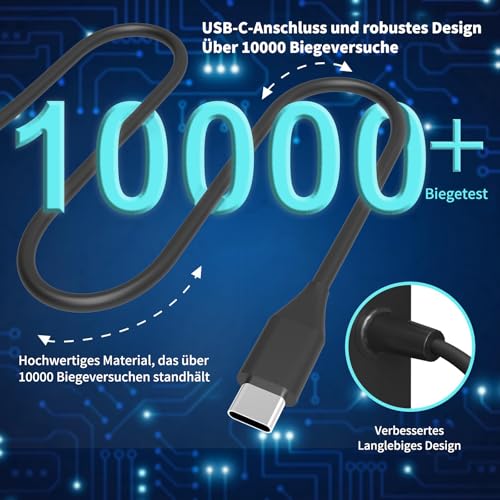 65W USB-C Laptop Oplader Kabel voor ASUS Zenbook, HP EliteBook, Lenovo Thinkpad, Dell, Huawei Matebook, Acer - Afbeelding 4
